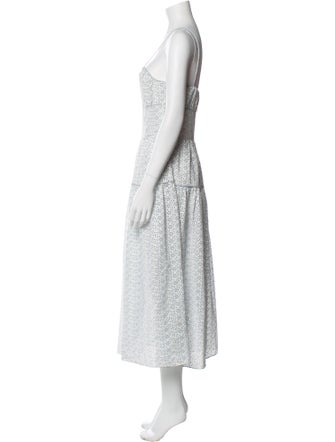 DÔEN Lace Pattern Long Dress