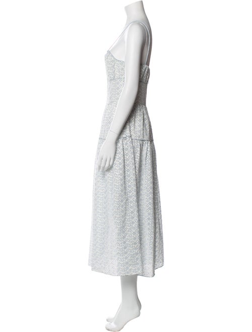 DÔEN Lace Pattern Long Dress