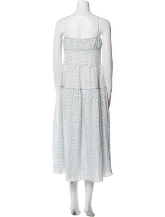 DÔEN Lace Pattern Long Dress