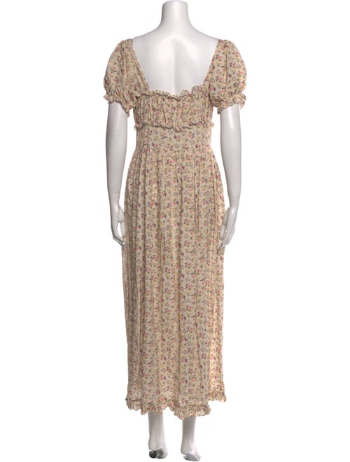 DÔEN Floral Print Long Dress