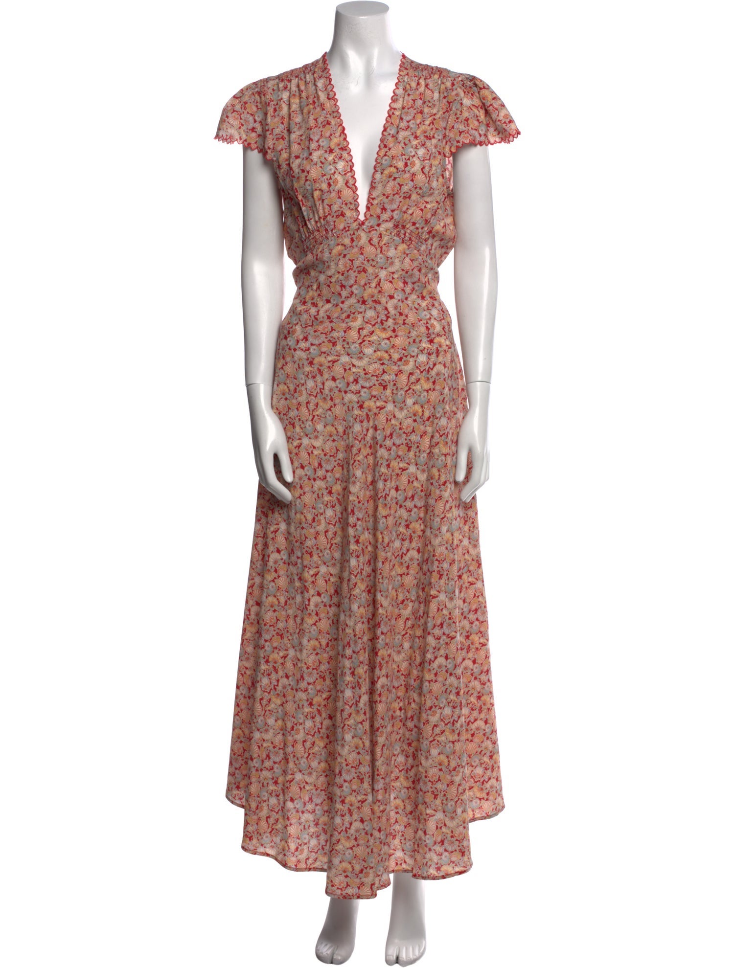 DÔEN Floral Print Long Dress