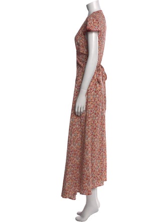 DÔEN Floral Print Long Dress