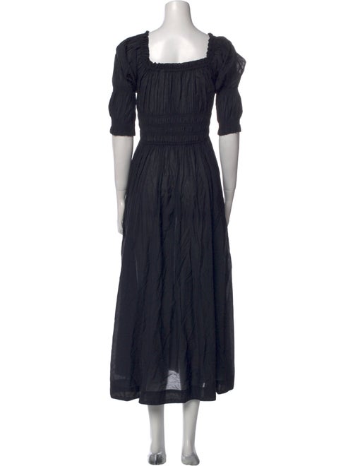 DÔEN Square Neckline Midi Length Dress