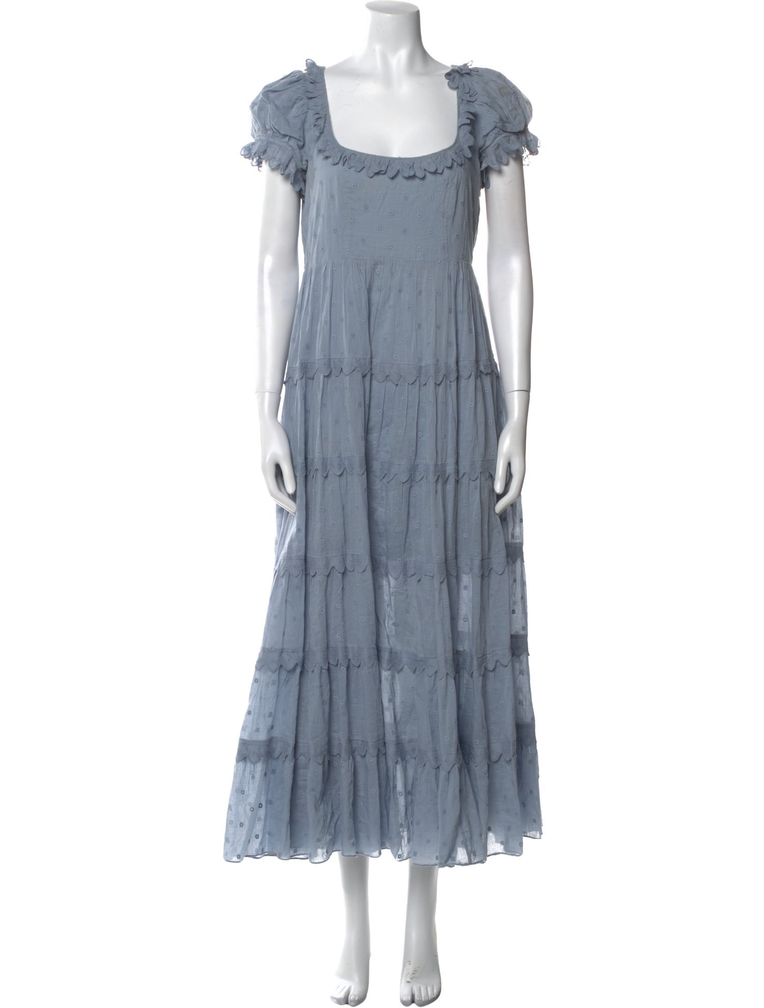 DÔEN Square Neckline Long Dress