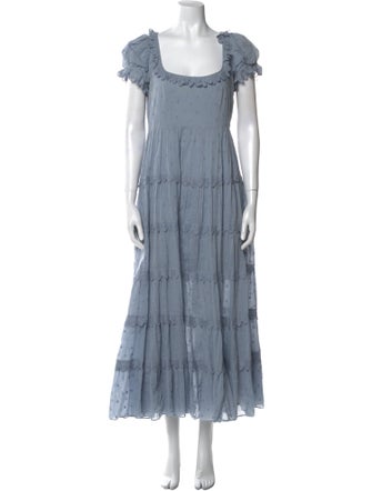 DÔEN Square Neckline Long Dress