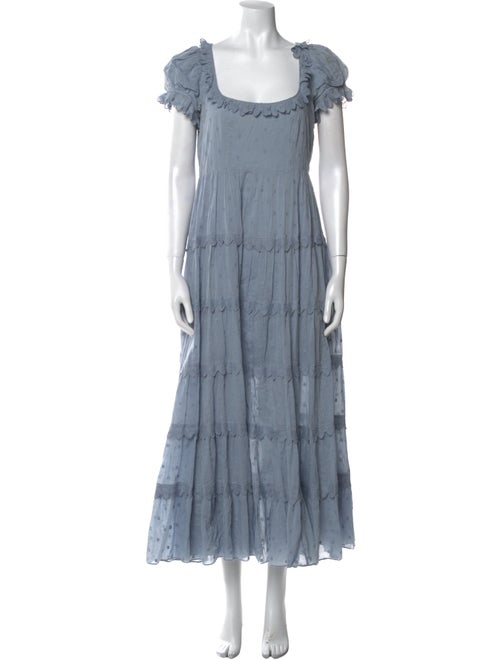 DÔEN Square Neckline Long Dress