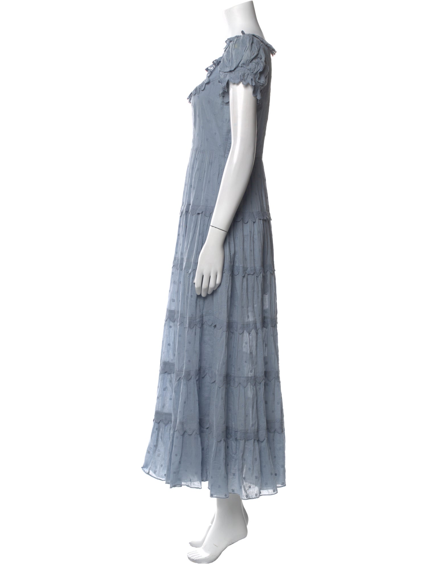 DÔEN Square Neckline Long Dress