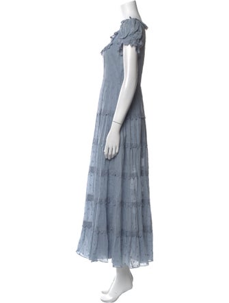 DÔEN Square Neckline Long Dress