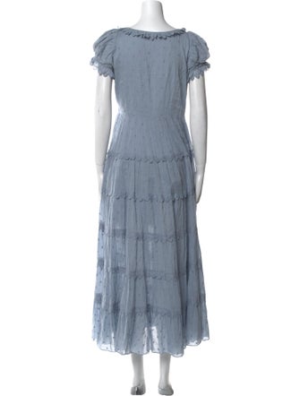 DÔEN Square Neckline Long Dress