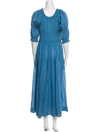 DÔEN V-Neck Long Dress