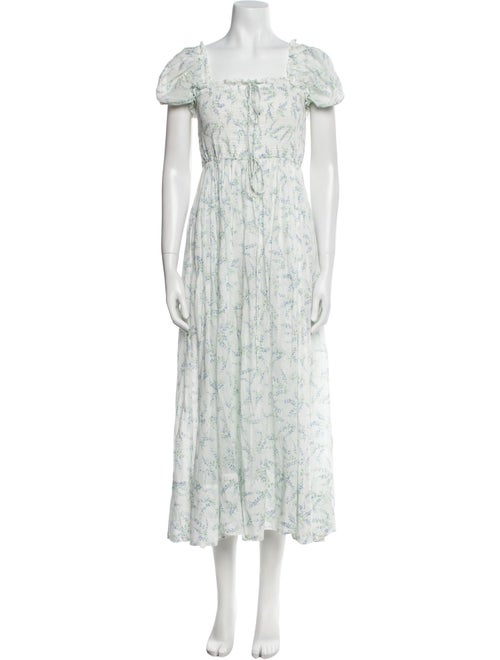 DÔEN Floral Print Long Dress