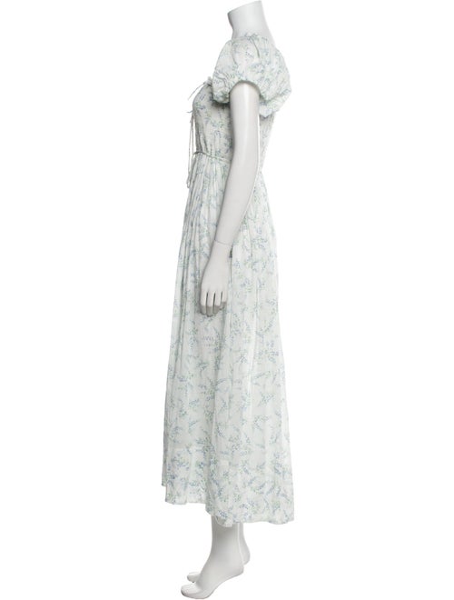 DÔEN Floral Print Long Dress