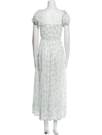 DÔEN Floral Print Long Dress