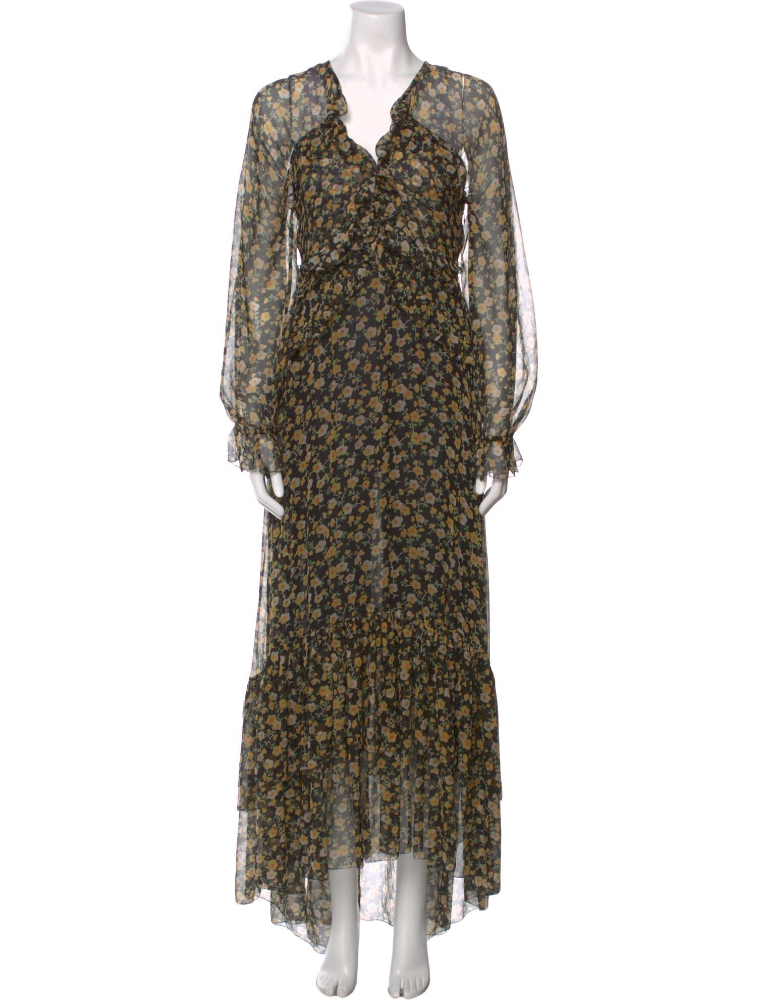 DÔEN Floral Print Long Dress