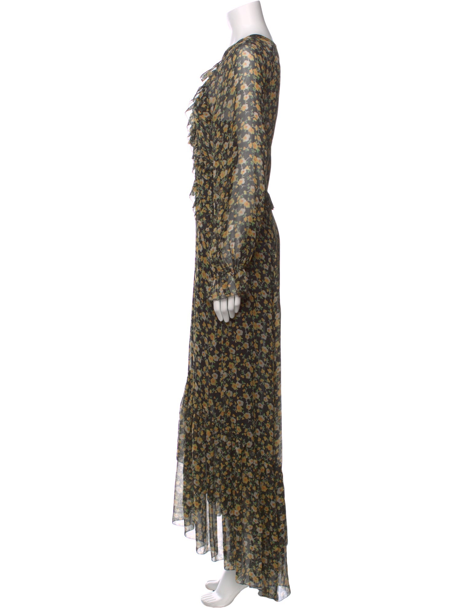 DÔEN Floral Print Long Dress