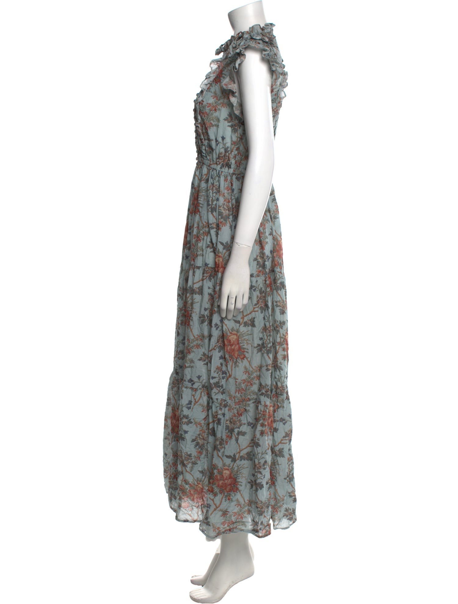 DÔEN Floral Print Long Dress