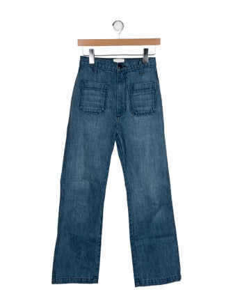 DÔEN High-Rise Straight Leg Jeans