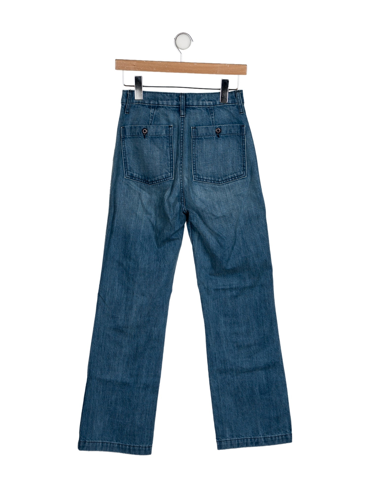 DÔEN High-Rise Straight Leg Jeans