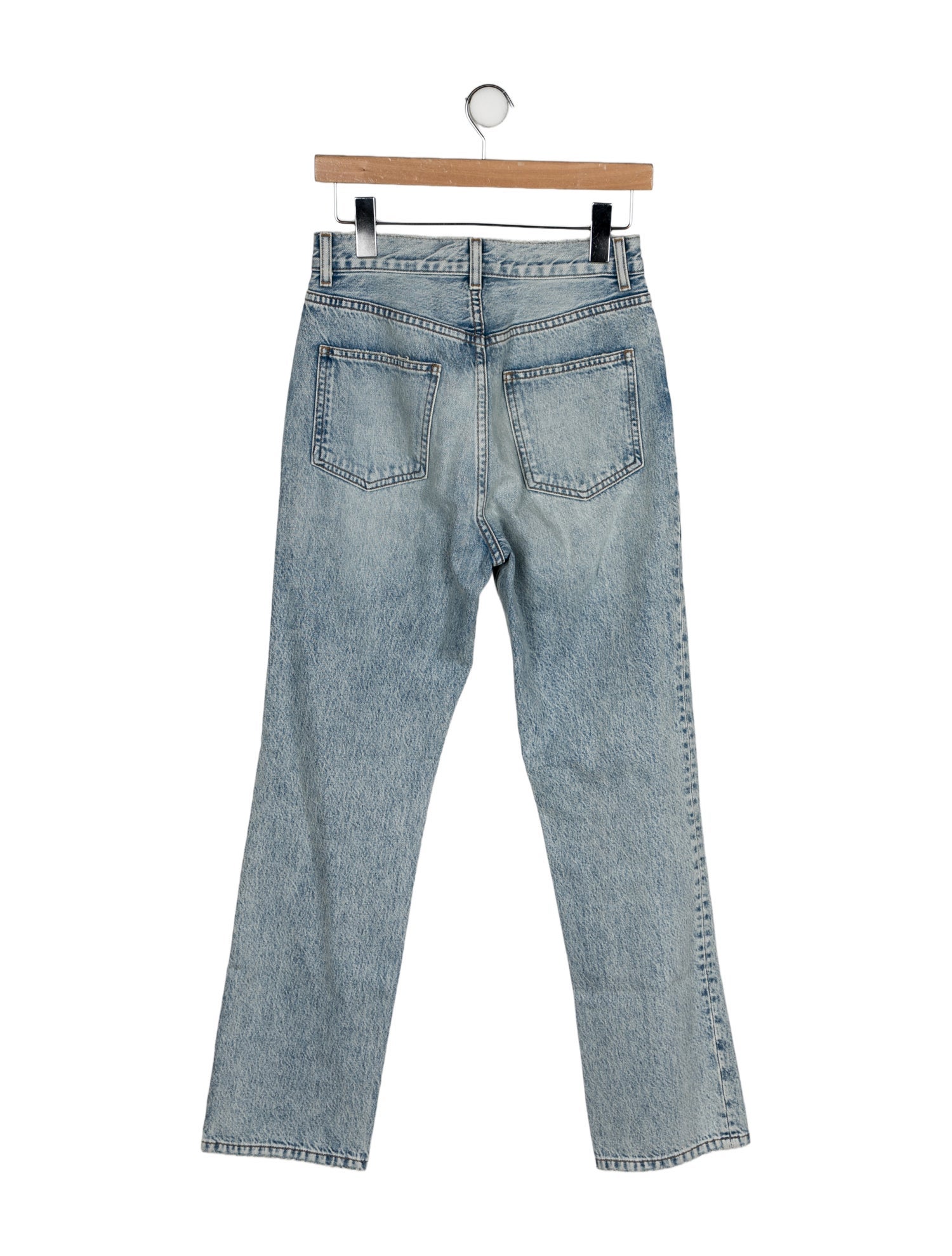 DÔEN High-Rise Straight Leg Jeans