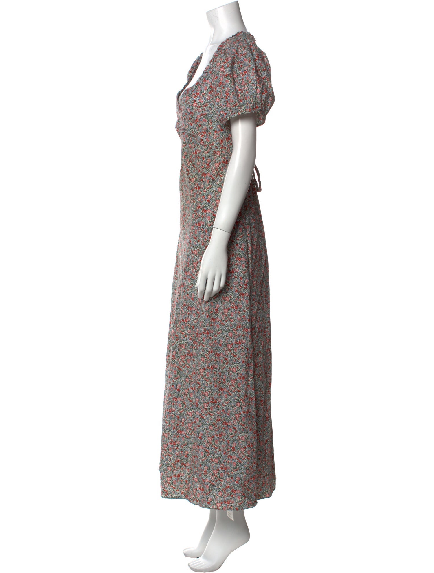 DÔEN Floral Print Long Dress