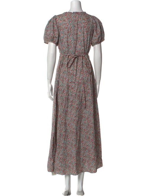 DÔEN Floral Print Long Dress