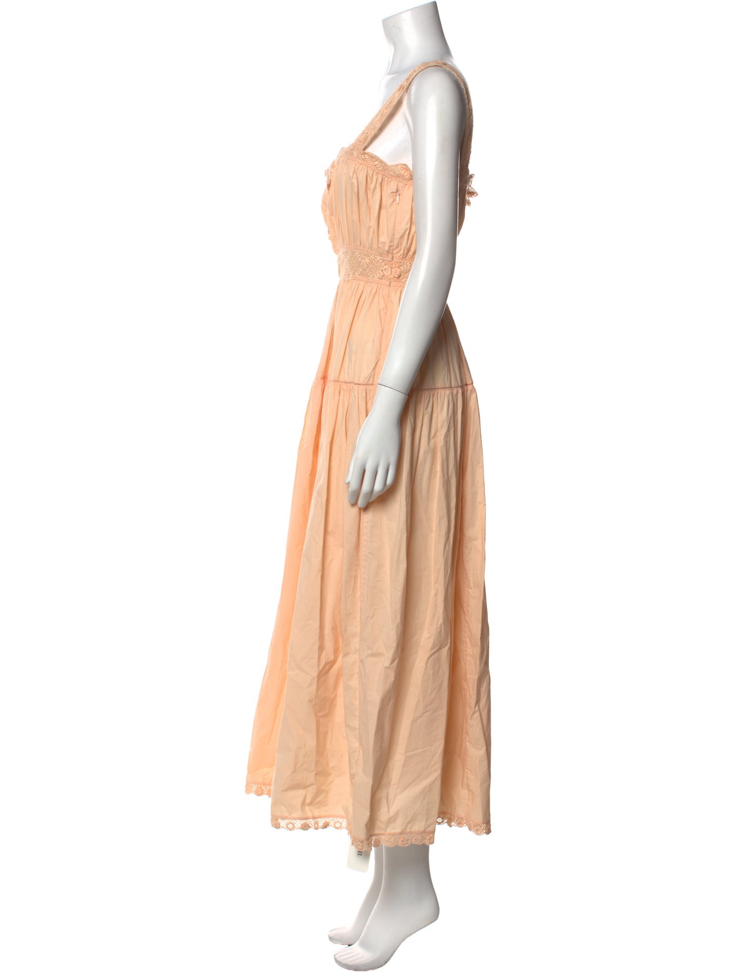 DÔEN Square Neckline Long Dress