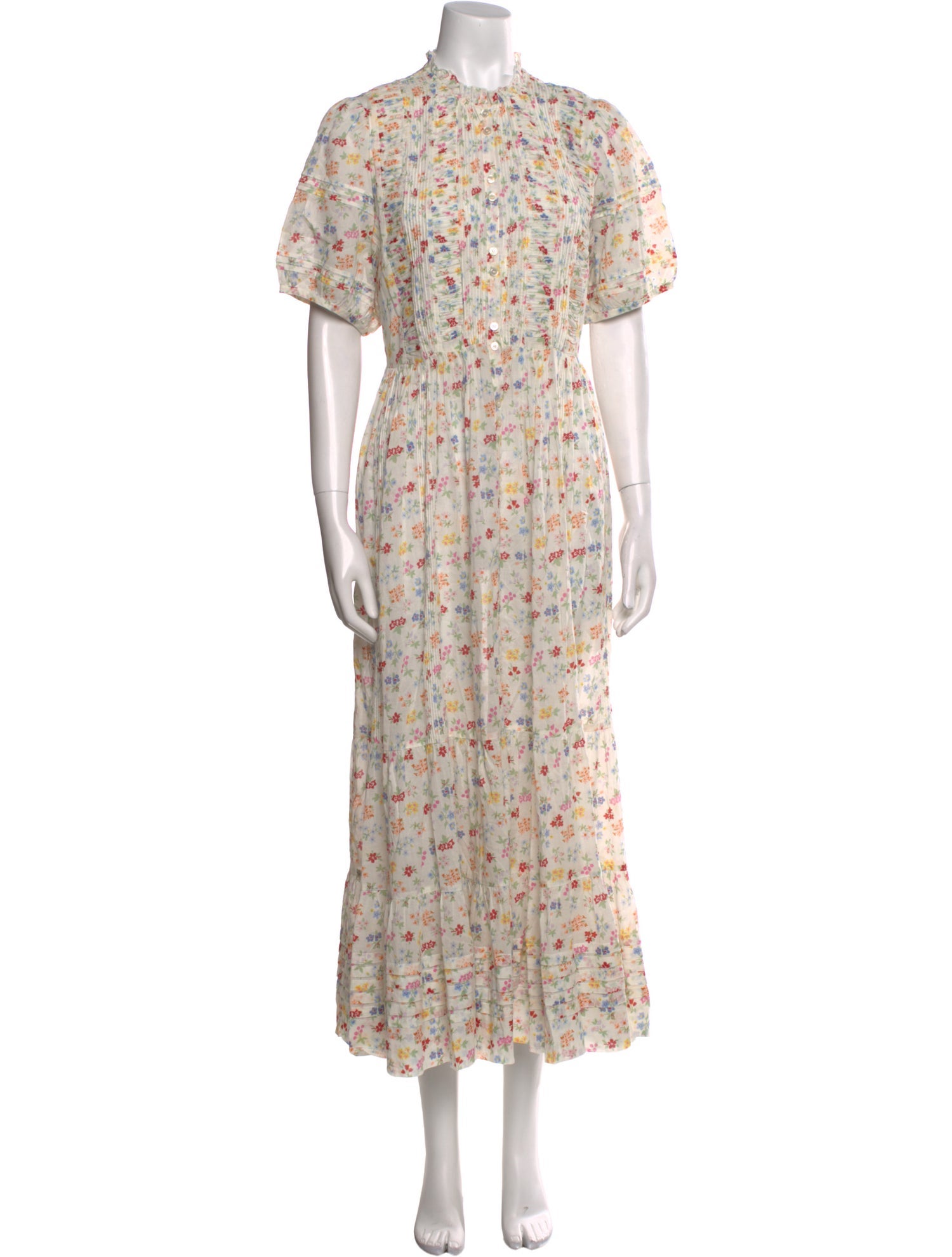 DÔEN Floral Print Long Dress w/ Tags