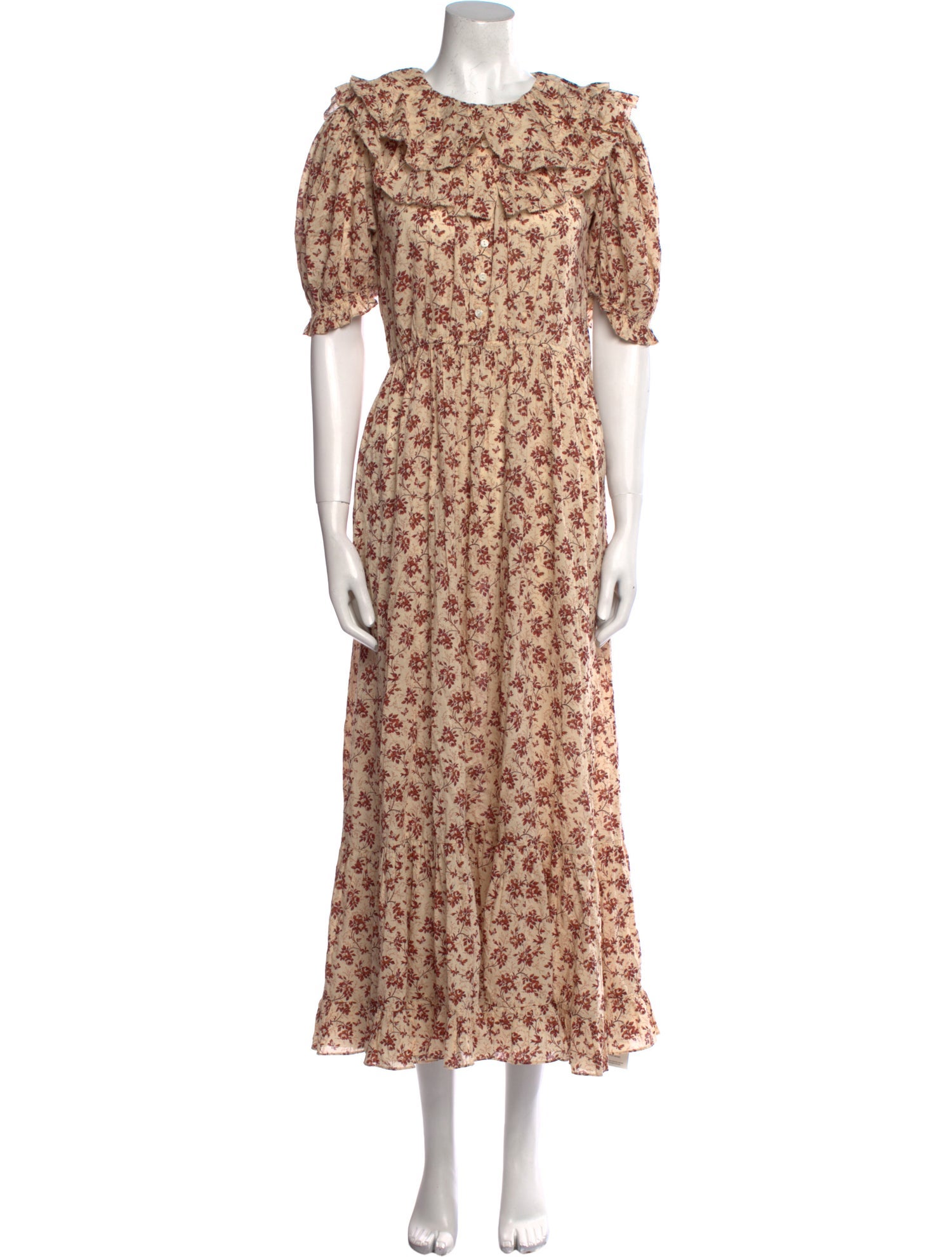 DÔEN Floral Print Long Dress