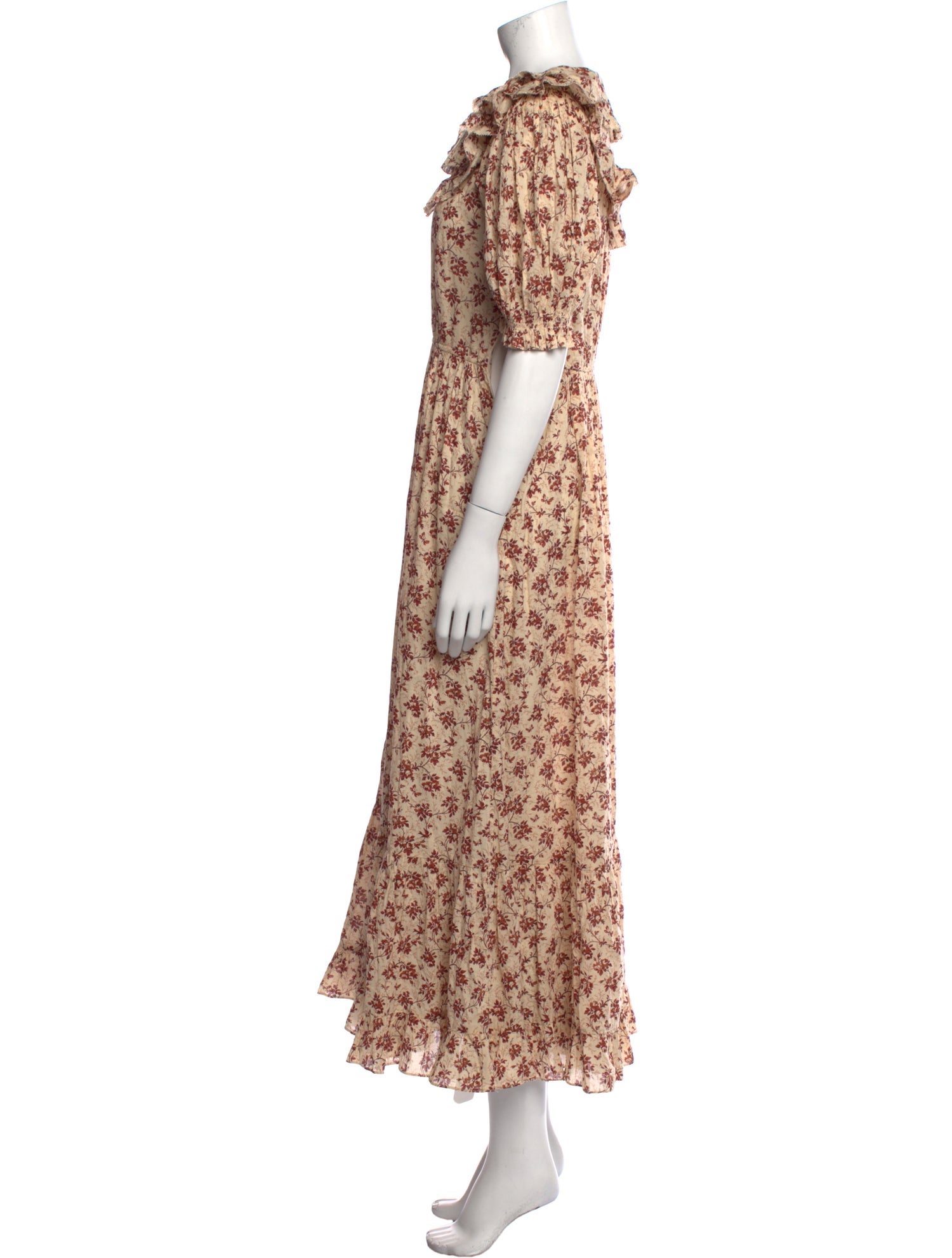 DÔEN Floral Print Long Dress