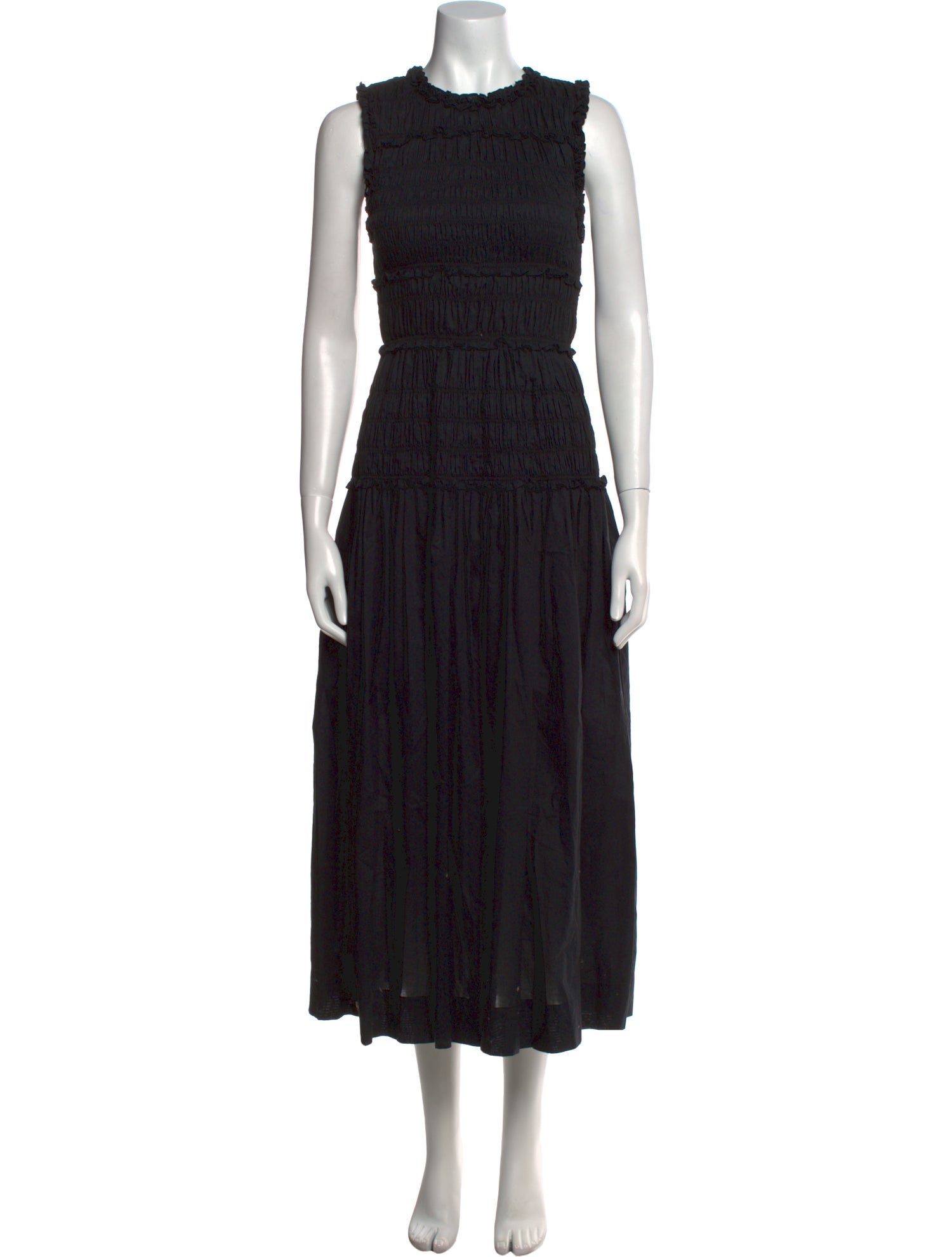 DÔEN Mock Neck Long Dress