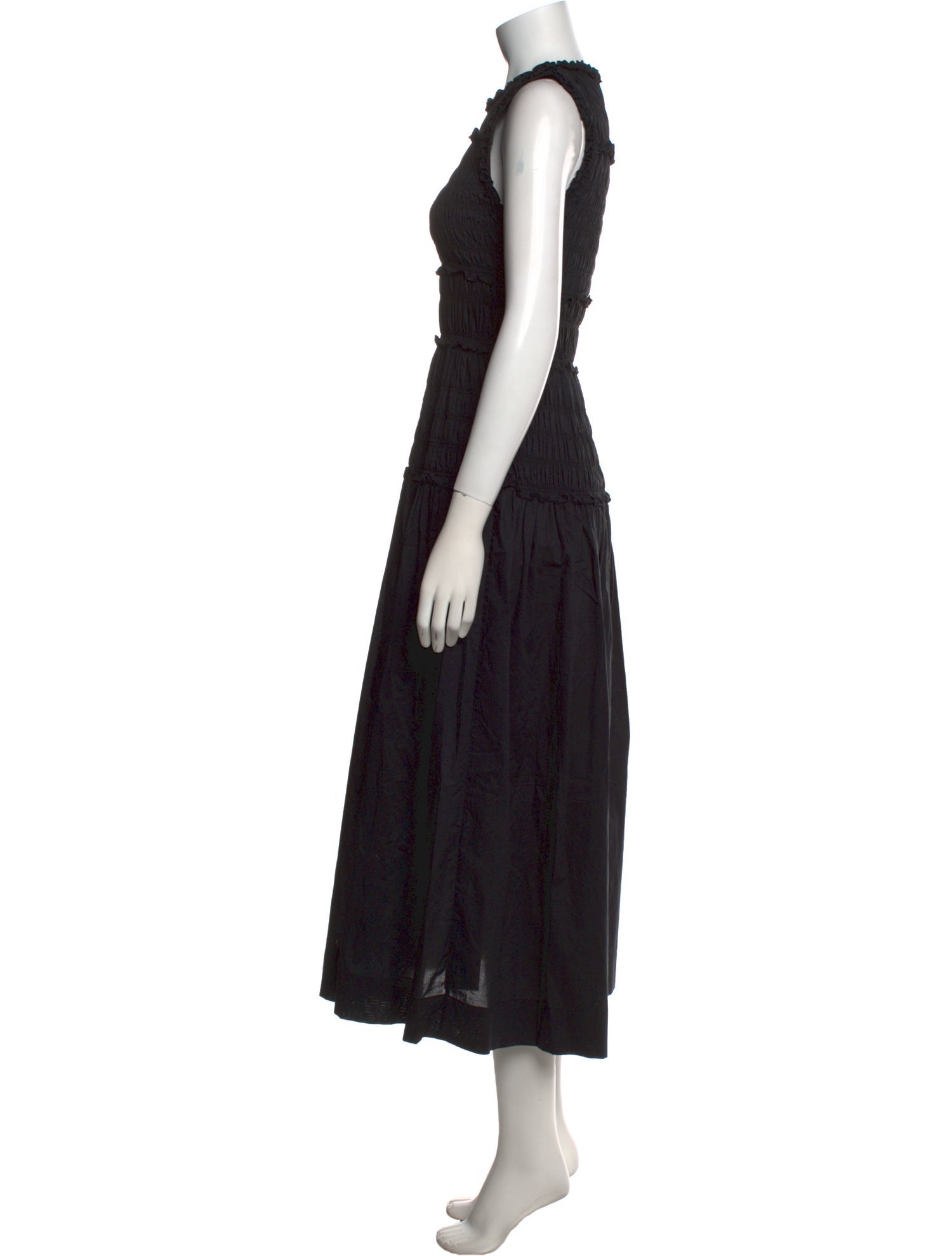 DÔEN Mock Neck Long Dress