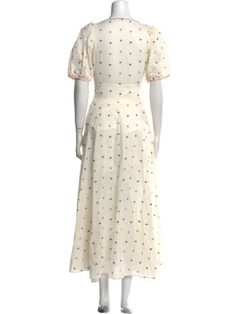 DÔEN Floral Print Long Dress