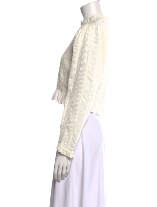 DÔEN Mock Neck Long Sleeve Crop Top