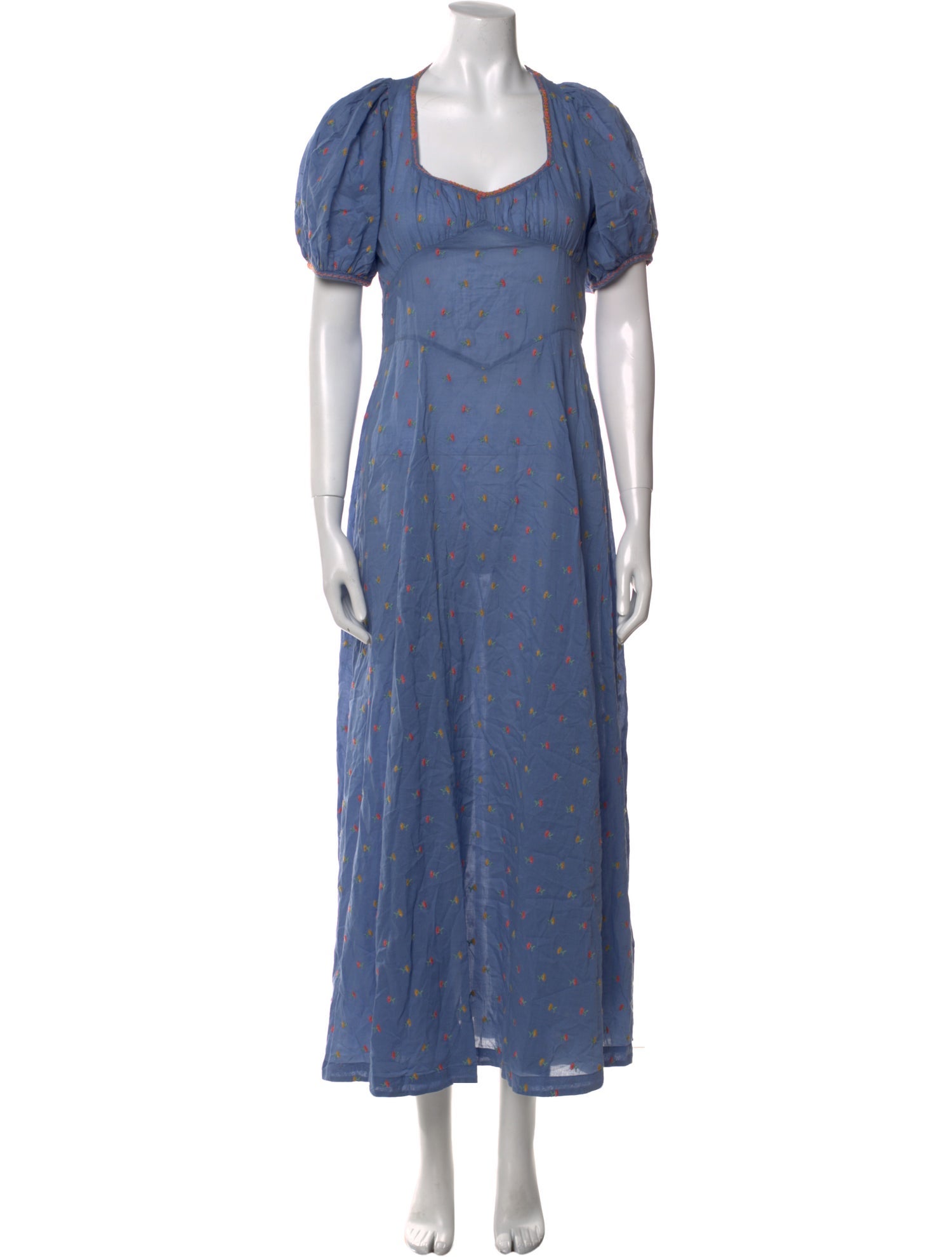 DÔEN Floral Print Long Dress