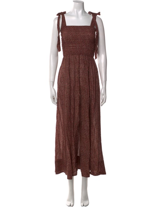 DÔEN Printed Long Dress