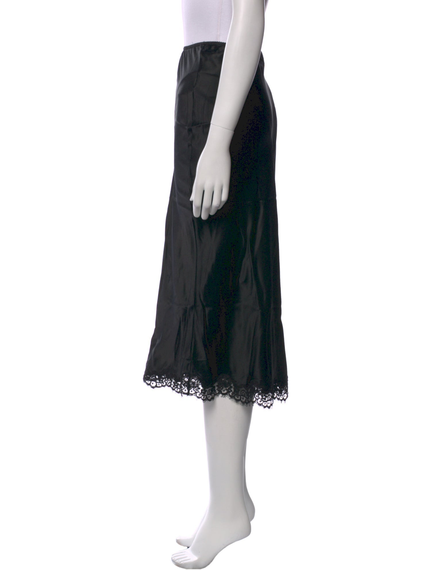 DÔEN Silk Midi Length Skirt