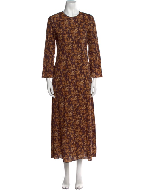 DÔEN Floral Print Long Dress