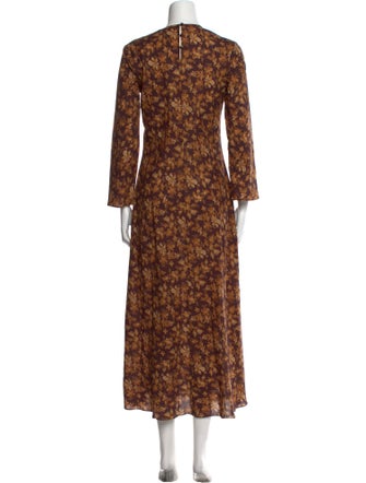 DÔEN Floral Print Long Dress