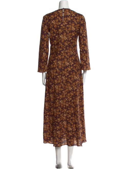 DÔEN Floral Print Long Dress