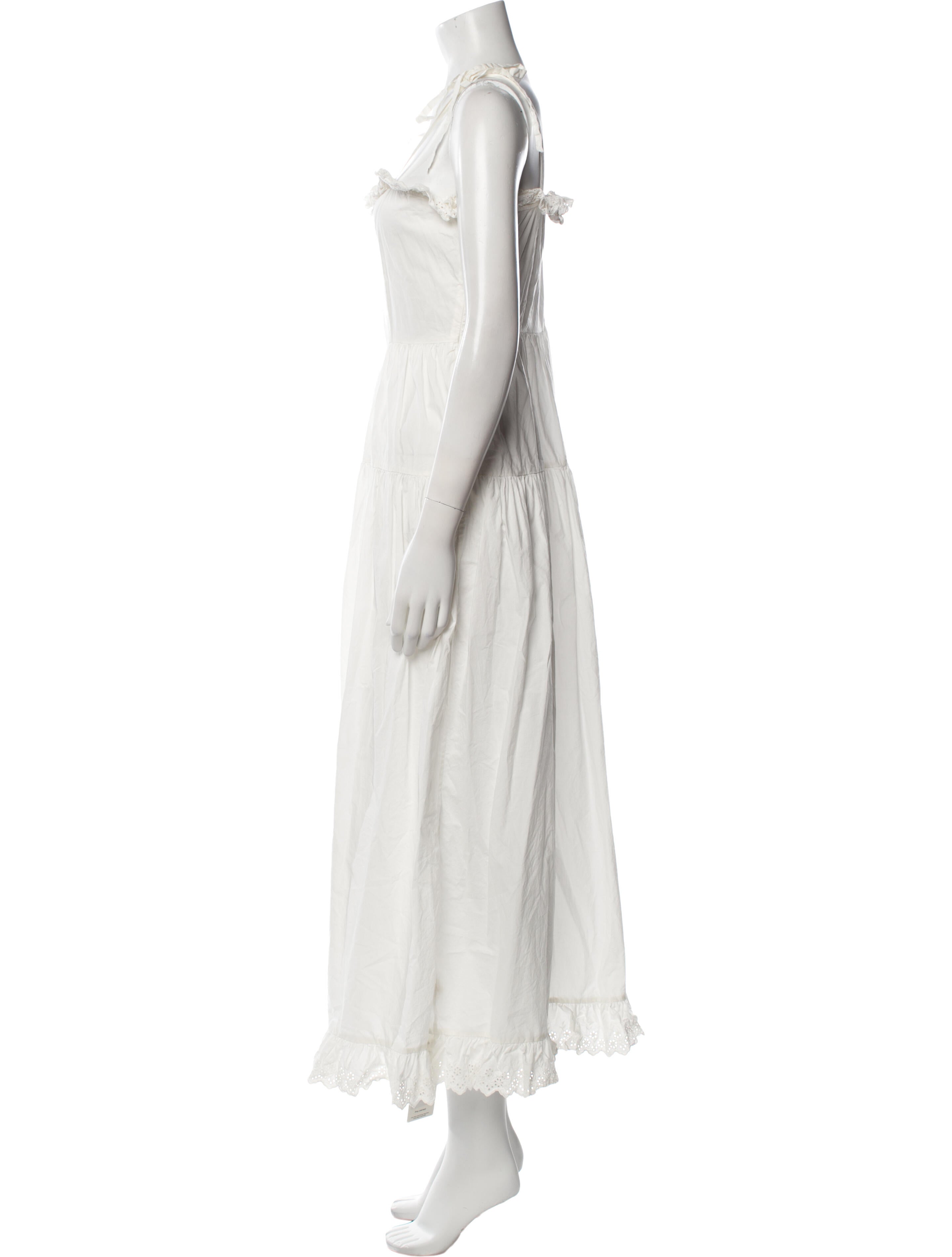 DÔEN Square Neckline Long Dress