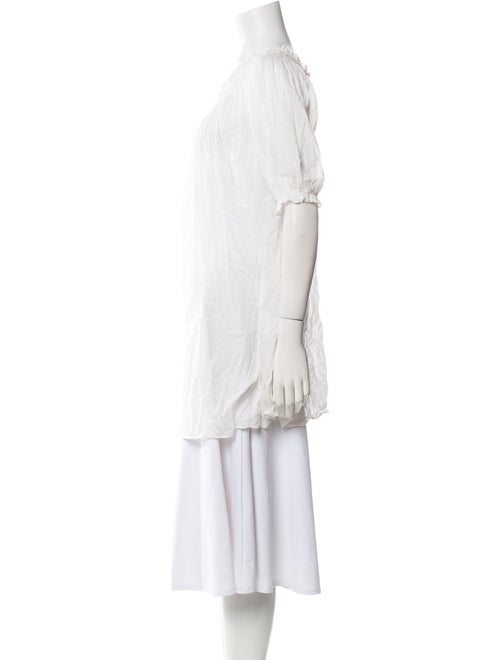 DÔEN Scoop Neck Short Sleeve Tunic