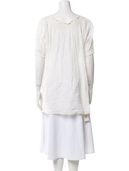 DÔEN Scoop Neck Short Sleeve Tunic