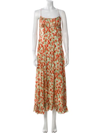 DÔEN Floral Print Long Dress