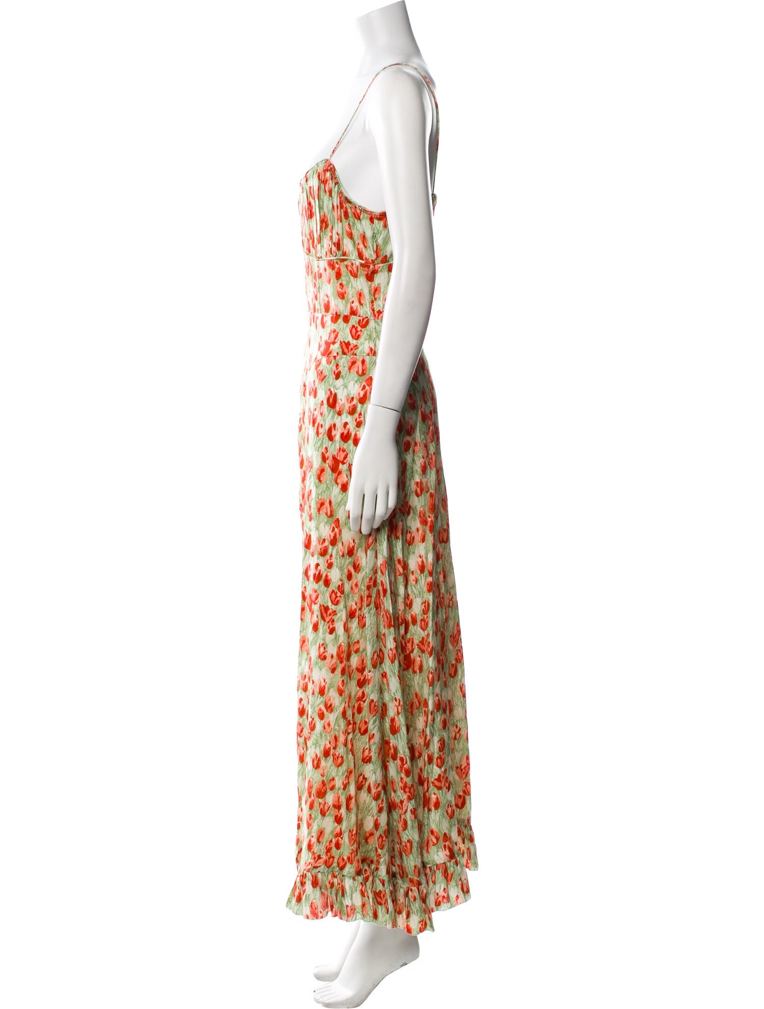 DÔEN Floral Print Long Dress