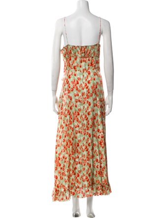 DÔEN Floral Print Long Dress