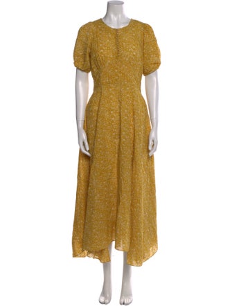 DÔEN Crew Neck Long Dress