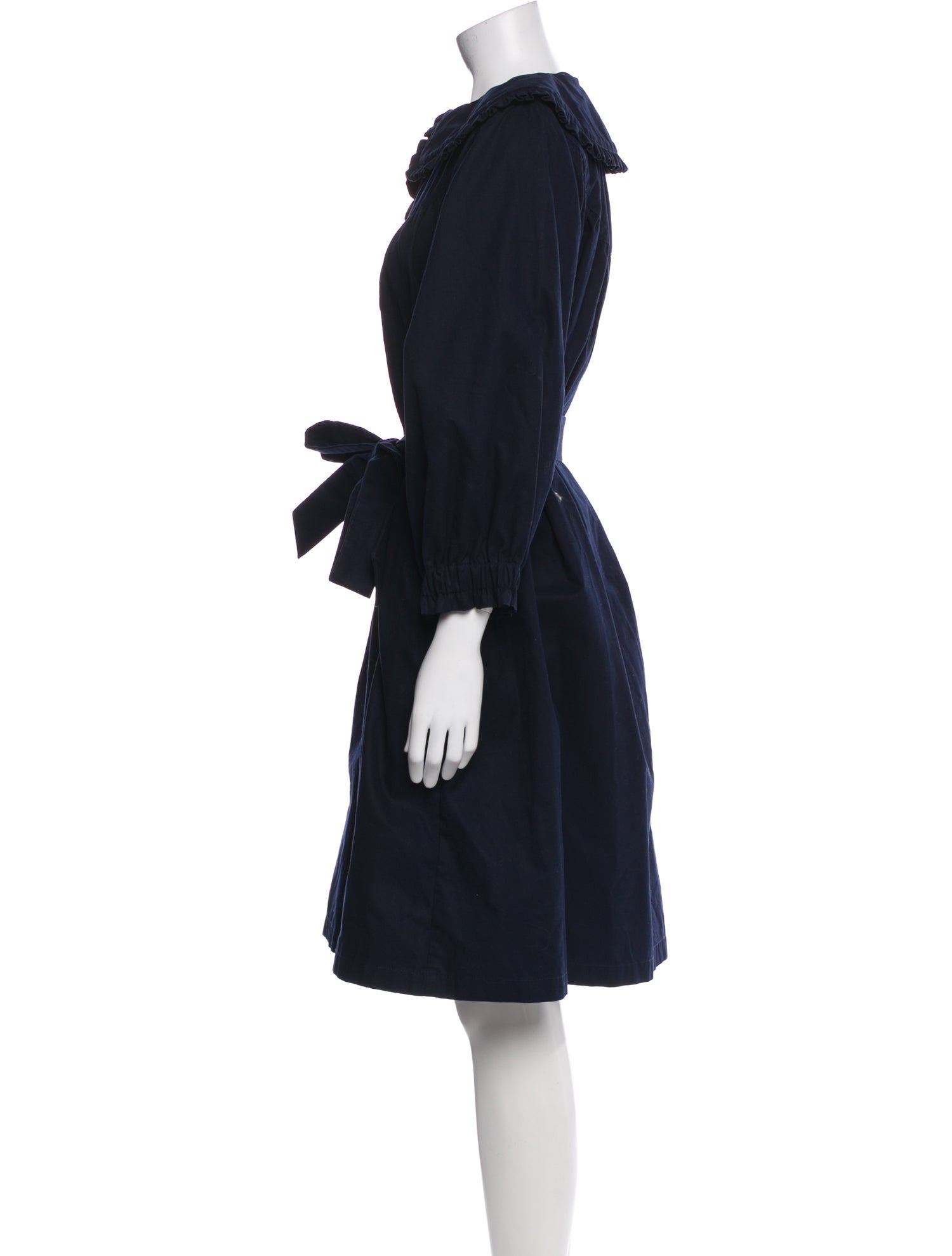 DÔEN Crew Neck Midi Length Dress