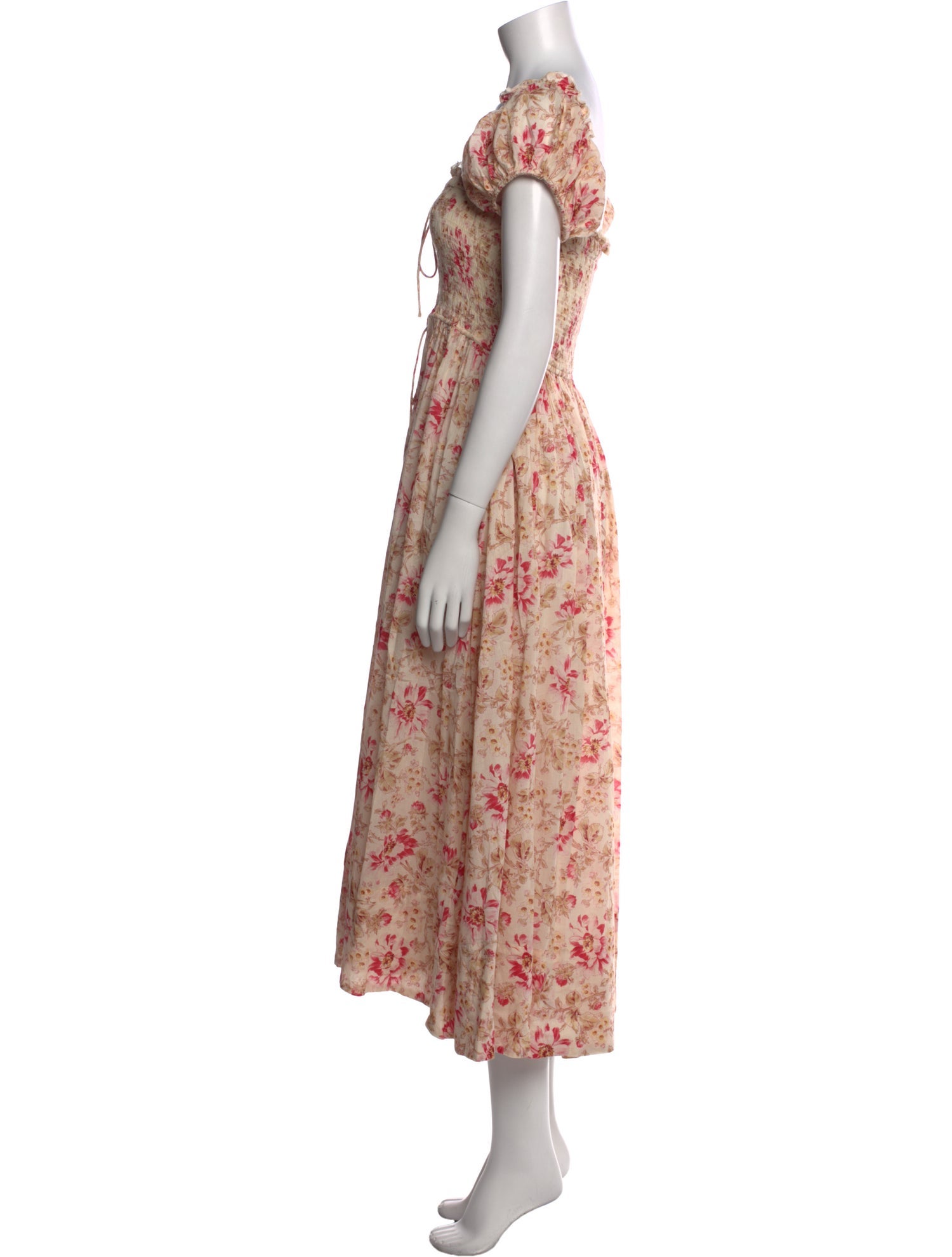 DÔEN Floral Print Long Dress