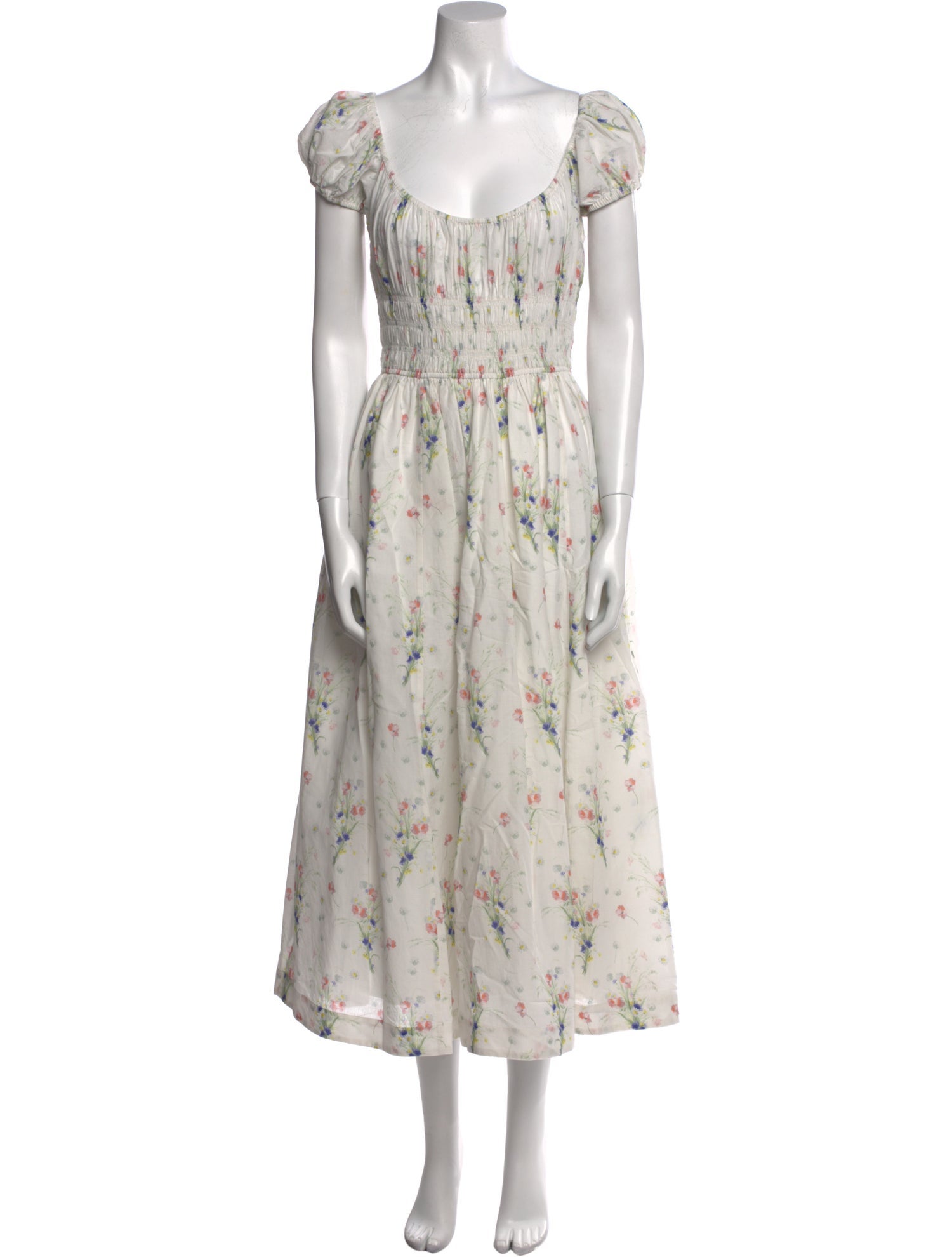 DÔEN Floral Print Long Dress