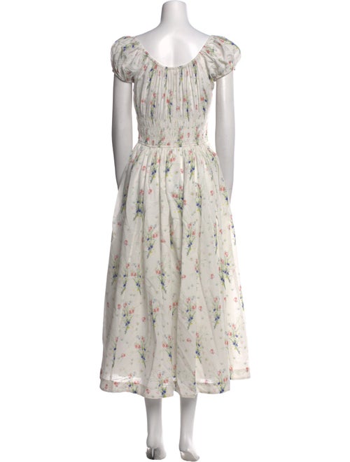 DÔEN Floral Print Long Dress